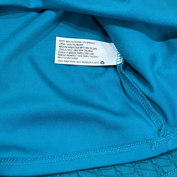 CLEARANCE Mossimo Supply Co Sleeveless Blue Green Sleeveless Dress - women’s XS - Picture 4 of 6